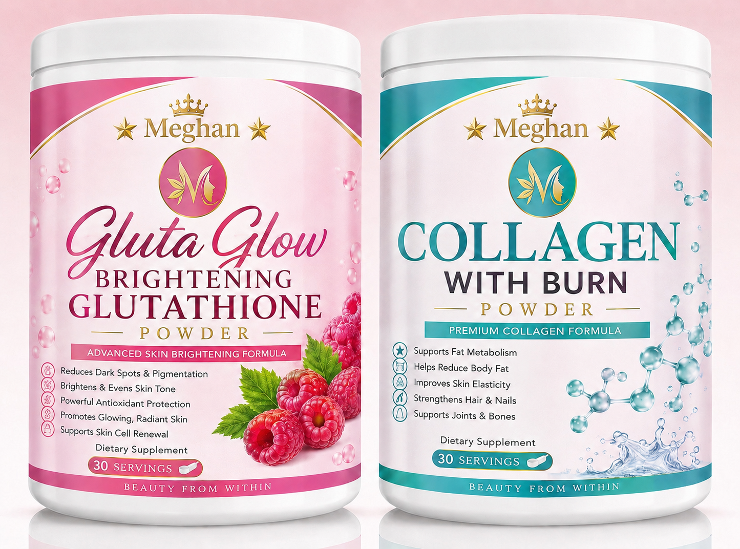 Meghan’s Ultimate Beauty Duo – Collagen + Gluta Glow Bundle