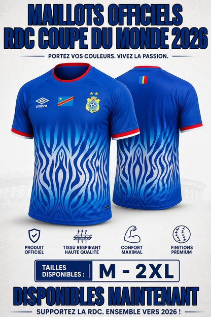 🔥 Official DR Congo 2026 World Cup Jersey – Limited Stock